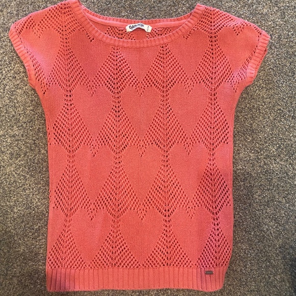 Y2K vintage Garage hearts top - Picture 1 of 2